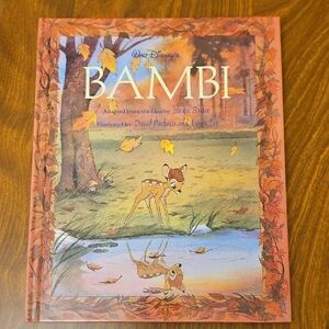Rare Vintage First Edition Disney's Bambi hardcover book Printed 1993